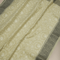 KOTA COTTON CHIKANKARI WORK BANARASI SAREE
