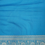 Fancy Geogette Saree Allover Gold Jaal Banarasi Saree  - Royal Blue X Blue