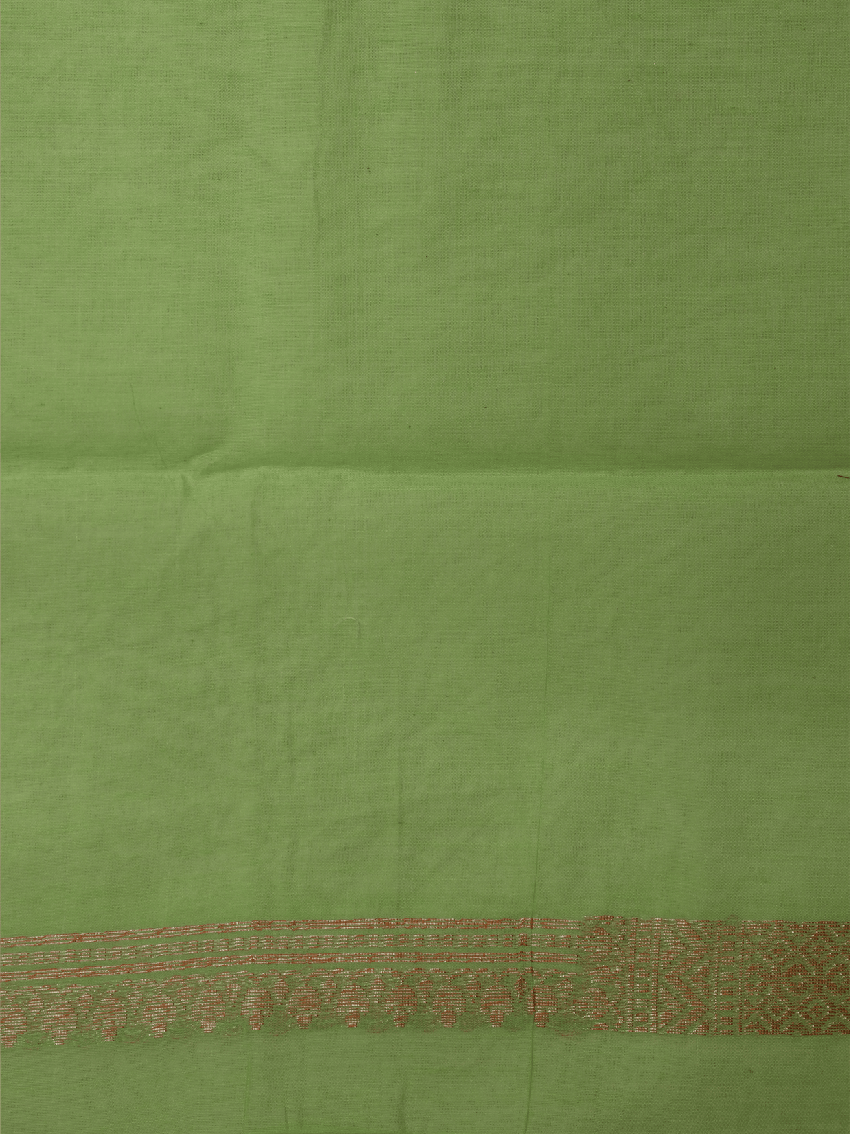 Green Cotton Masrise Multi Colour Mina Motif Banarasi Sarees
