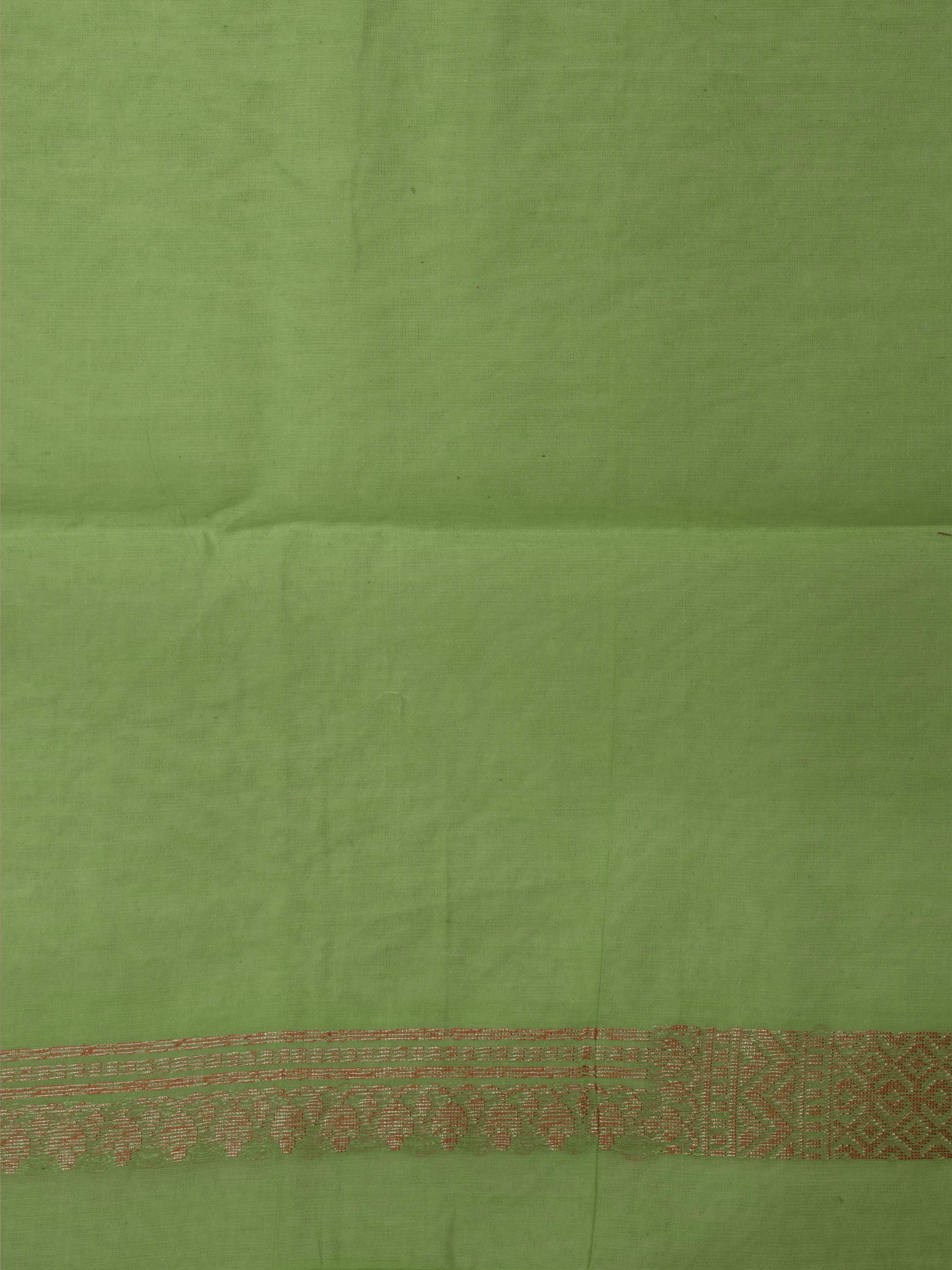 Green Cotton Masrise Multi Colour Mina Motif Banarasi Sarees