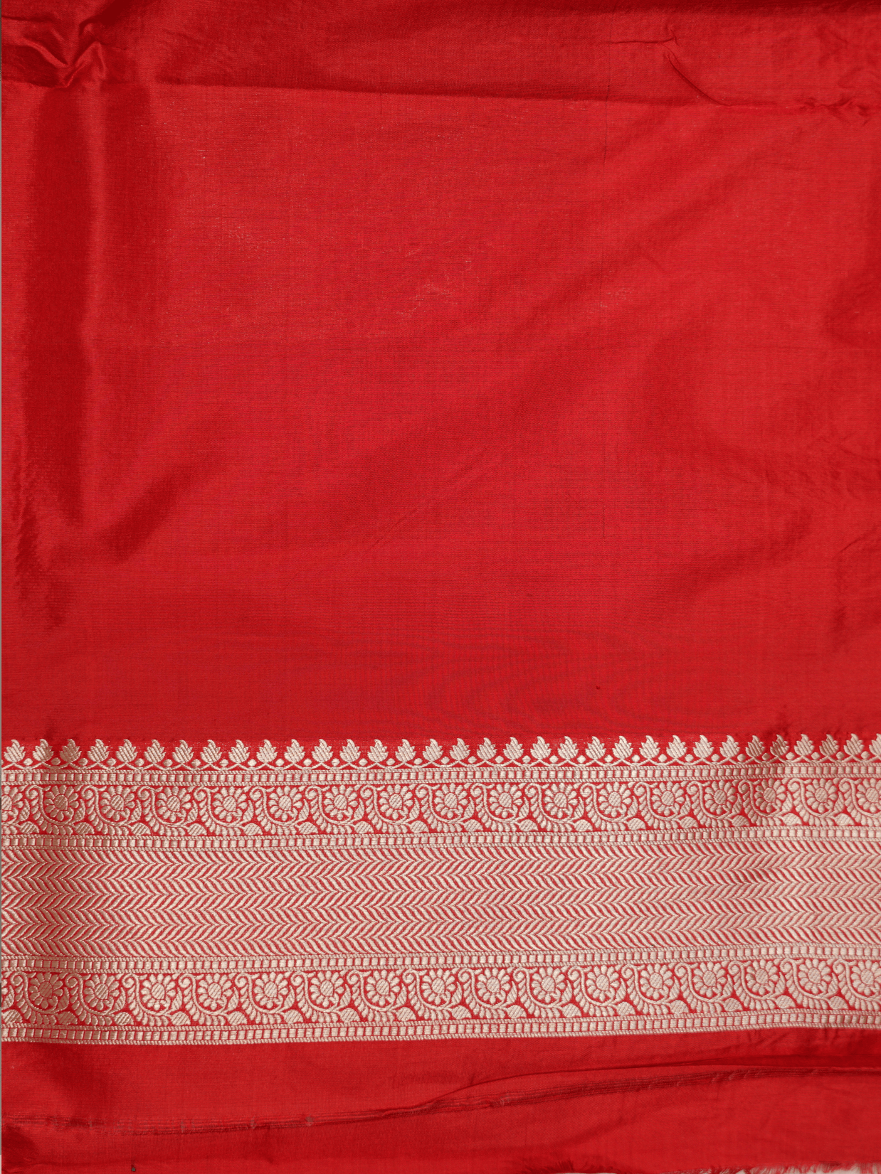 Red Pure Katan Silk Banarasi Sarees