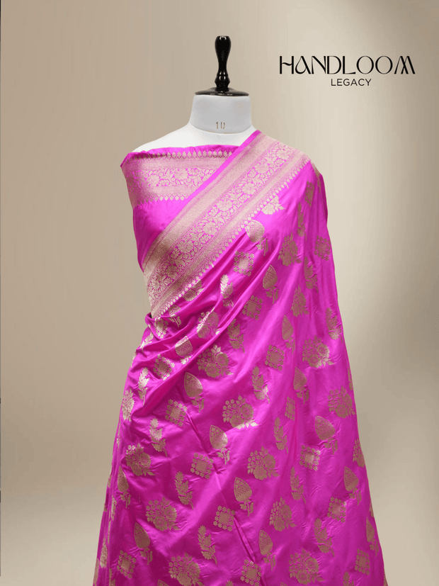 Rani Pure Katan Silk Banarasi Sarees