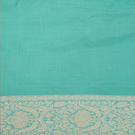 Sea Green Pure Katan Silk Banarasi Sarees