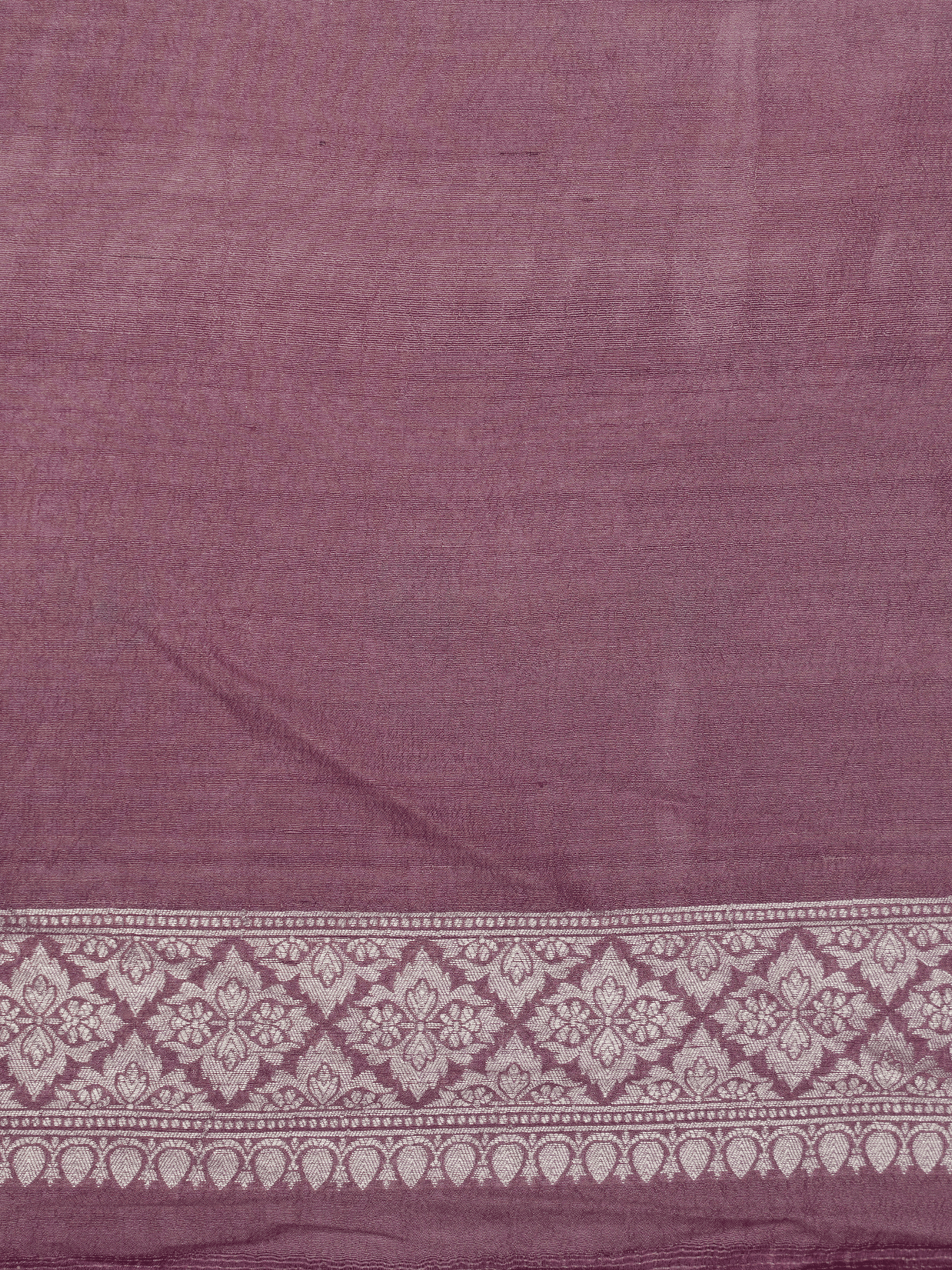 Pure Tussar Georgette Handloom Banarasi Saree - Jaal with Meenakari
