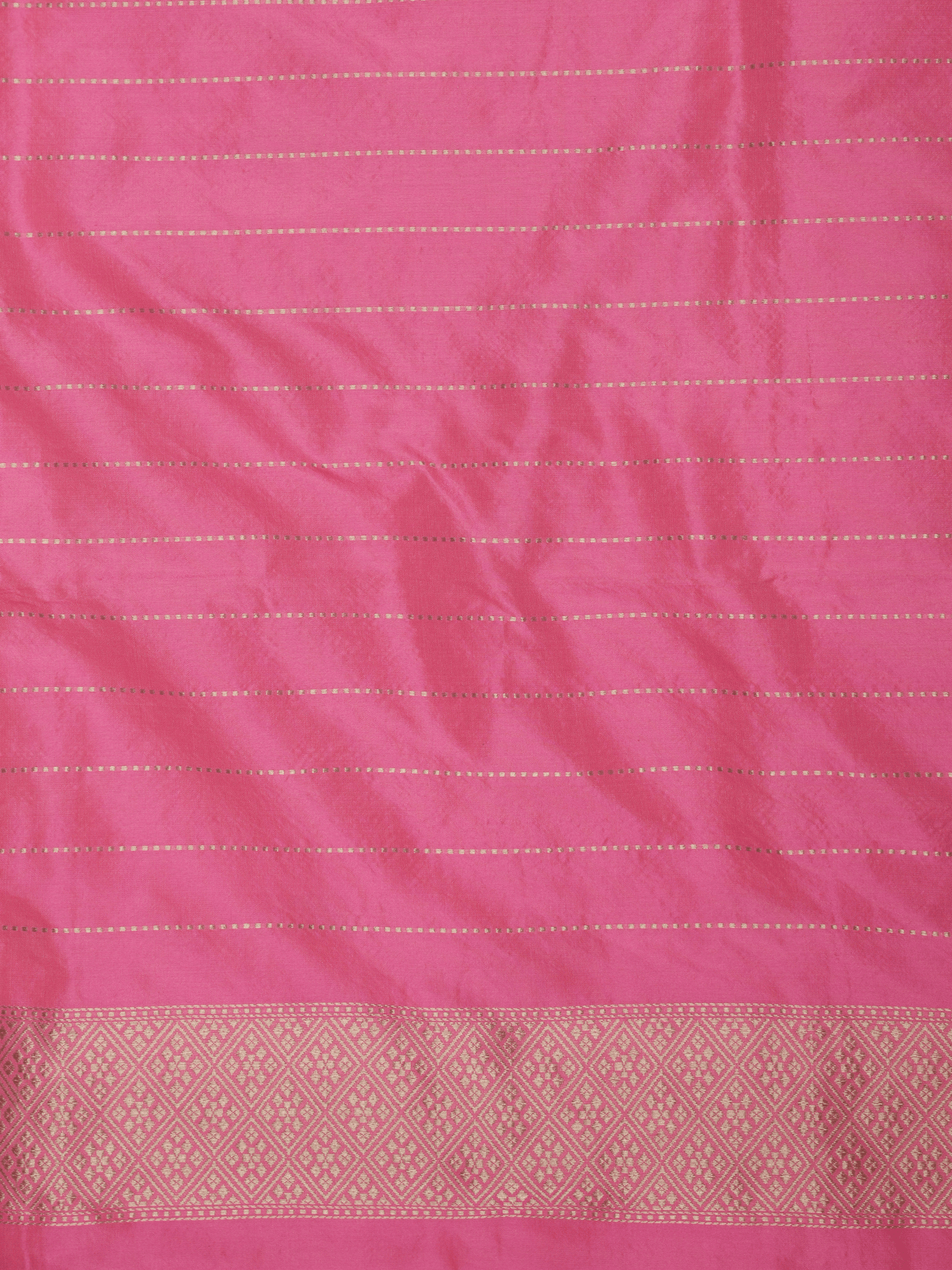 Pink Pure Katan Silk Kadwa Motif Handloom Banarasi Sarees