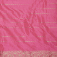 Pink Pure Katan Silk Kadwa Motif Handloom Banarasi Sarees