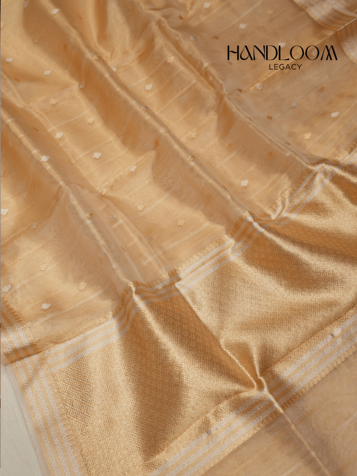 Pure Tissue silk Handloom Banarasi sarees with Sona Roopa Motifs