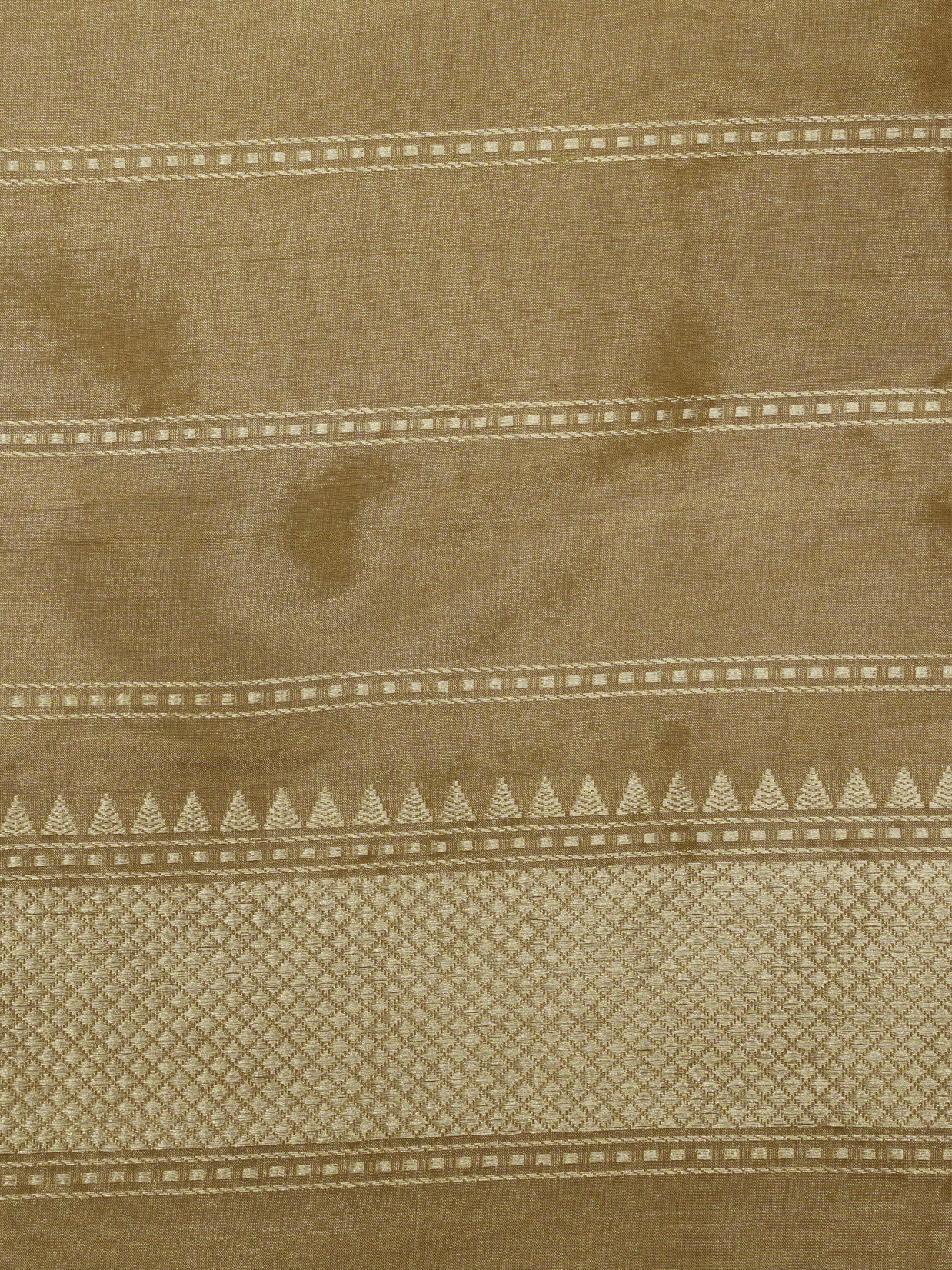 Gold Pure Tissue Silk Ropa Sona Kadiyal Booti Handloom Banarasi sarees