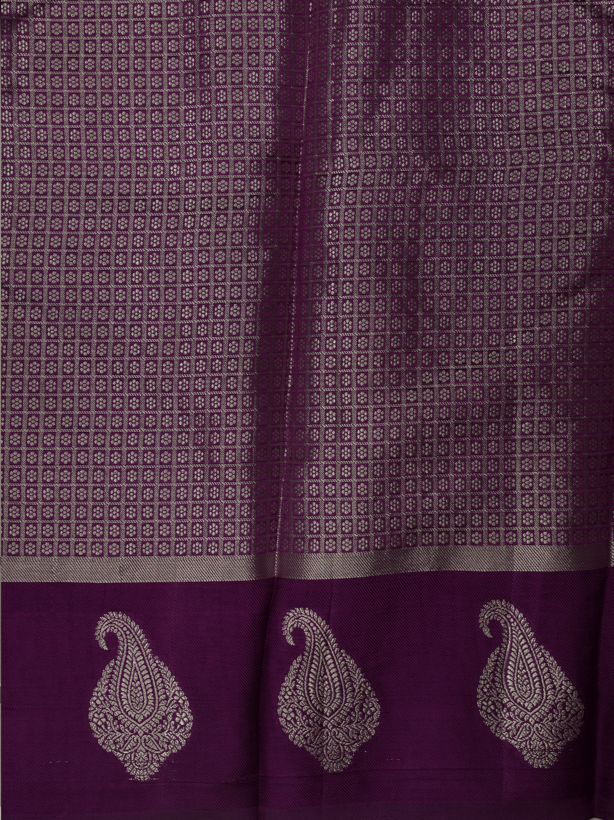 Sea Green Pure Mango Silk Banarasi Saree