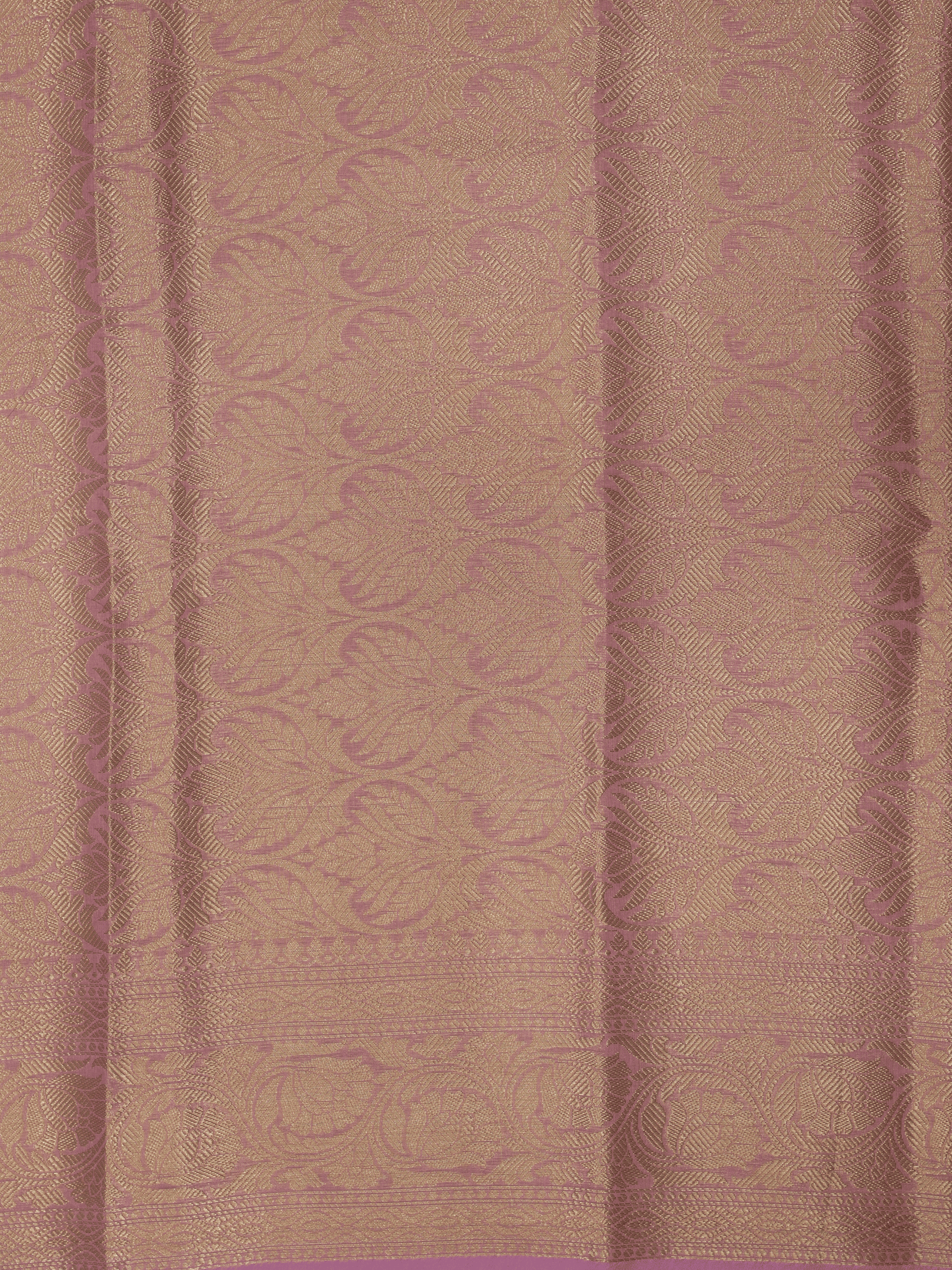 Lavender Pink Cotton Digital Print sarees