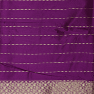 Royal Magenta Pure Katan Silk kadiyal Jaal Handloom Banarasi Sarees