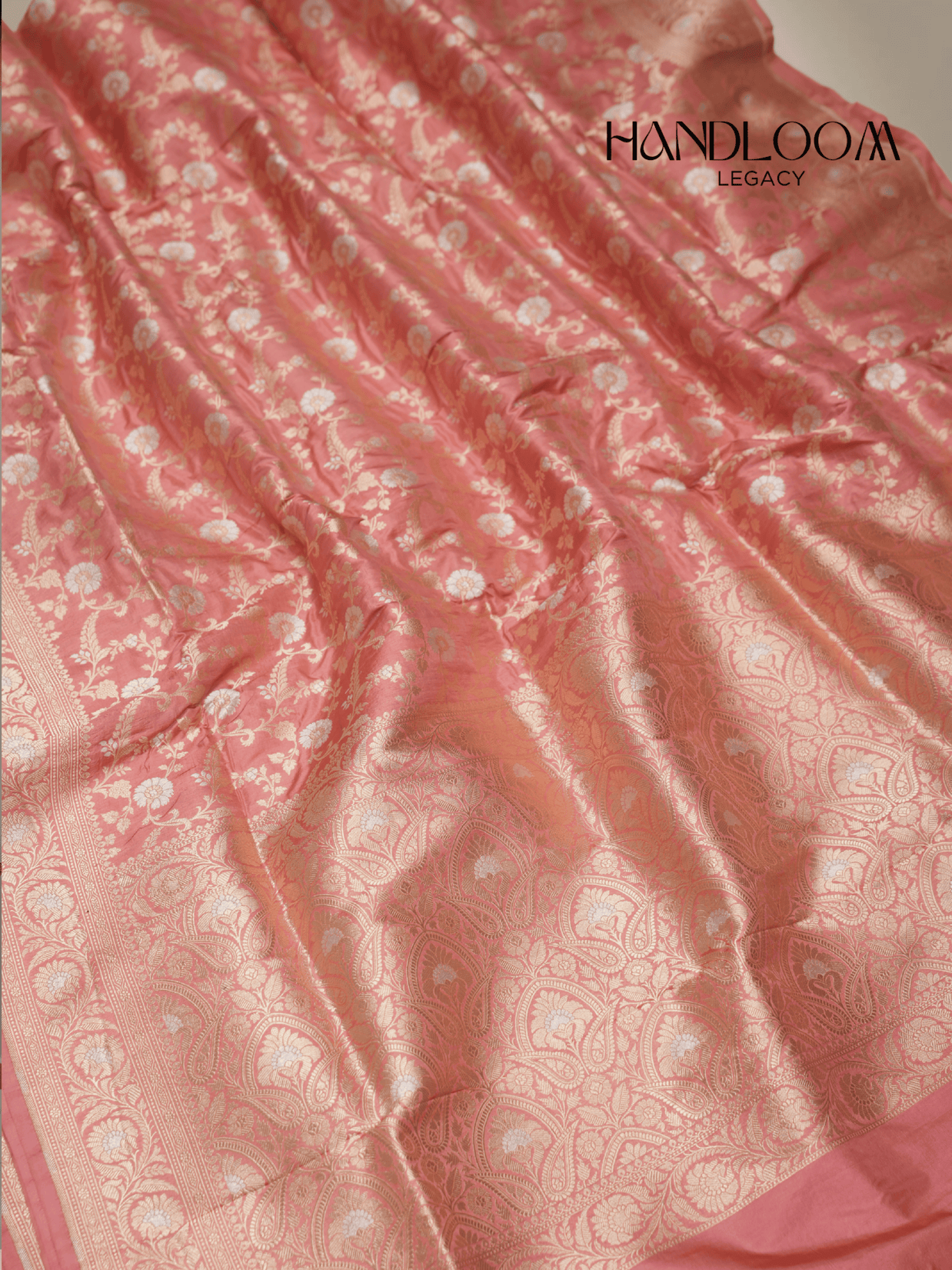 Light Pitch Pure Katan Silk Banarasi Sarees With Silver Mina