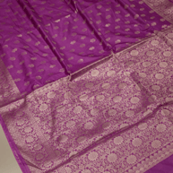 Mejanta Colour Fancy Silk Antic Copper Zari booti Saree