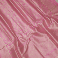 Pure Katan Silk Zari Tanchui Brocade Banarasi Saree - Pink