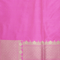 Pure Katan Silk Zari Tanchui Brocade Banarasi Saree - Pink