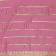 Raspberry pink Colour Pure Kadwa Raw Mango Silk Banarasi Saree with silver & gold zari