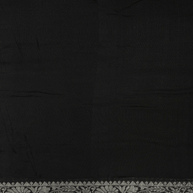 Black Colour Plain Katan Silk Saree With Water Gold zari Fancy Sarees