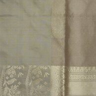Beige Pure Kora Silk Ropa Sona Kadua Motif Handloom Banarasi sarees