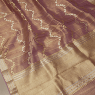 Pure Tissue silk Handloom Banarasi sarees with Silver & Gold Zari