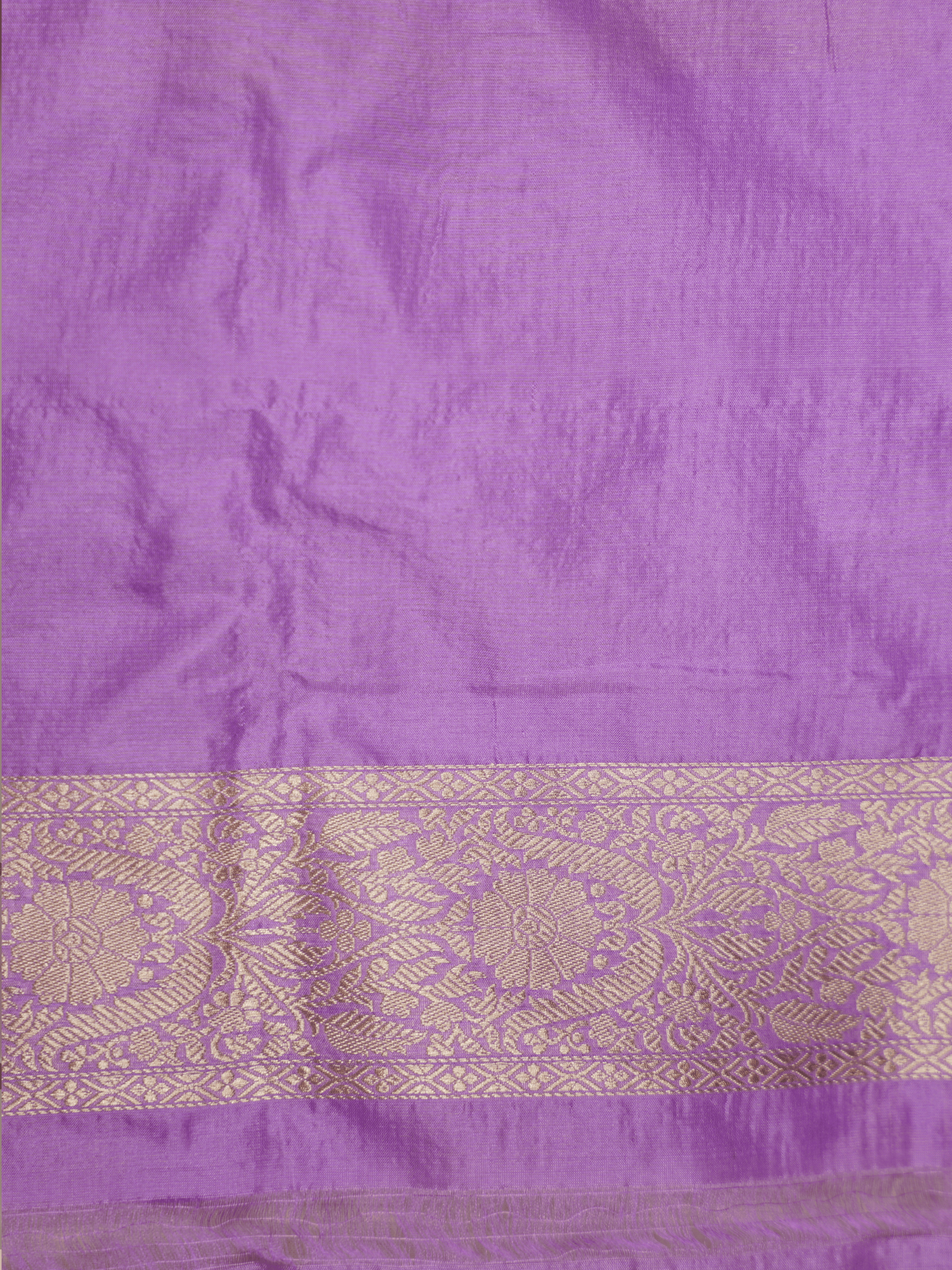 Lavender Pink Pure Katan Silk Banarasi Saree