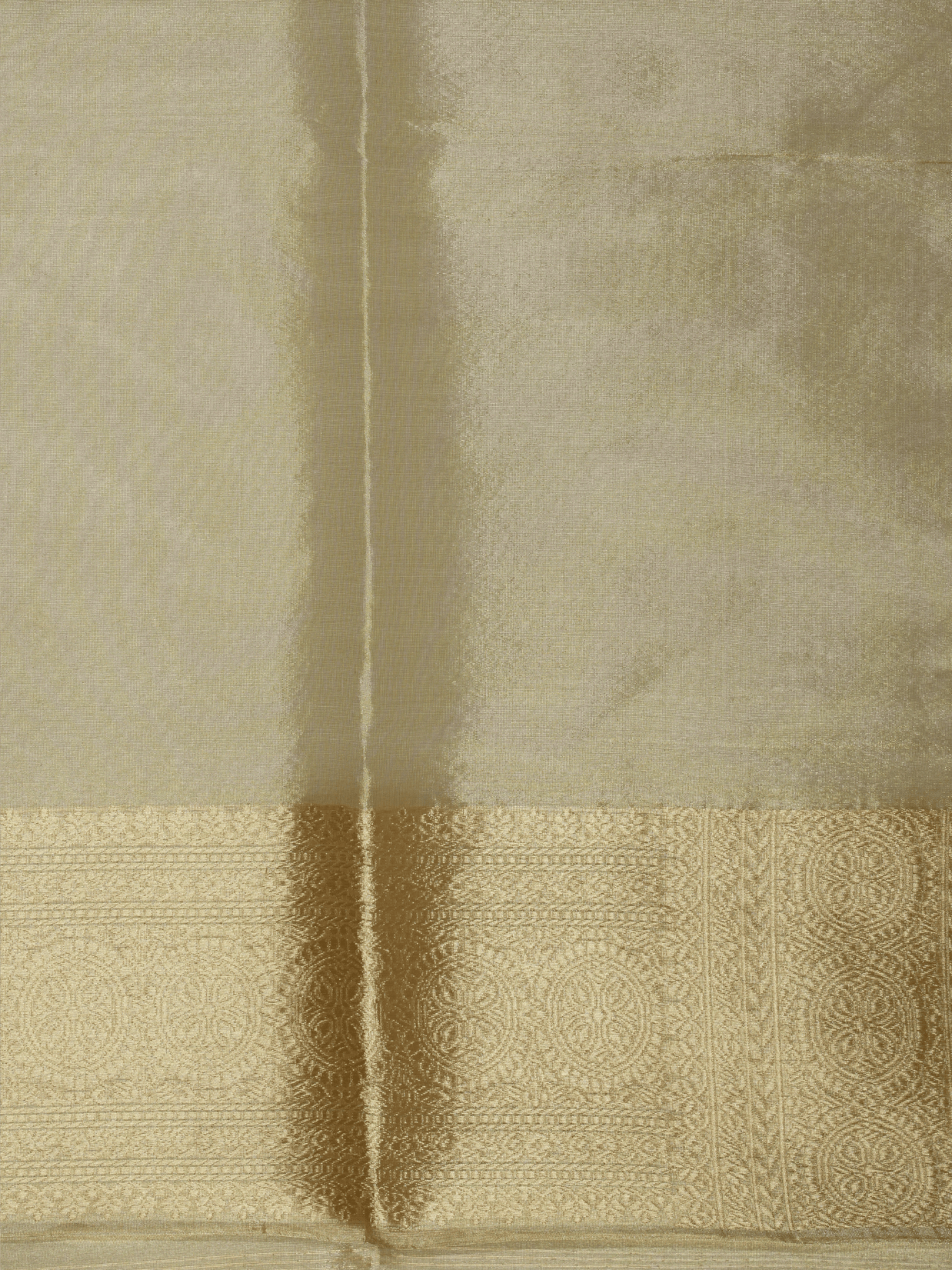 Gold Pure Tissue Silk Ropa Sona Kadiyal Booti Handloom Banarasi sarees