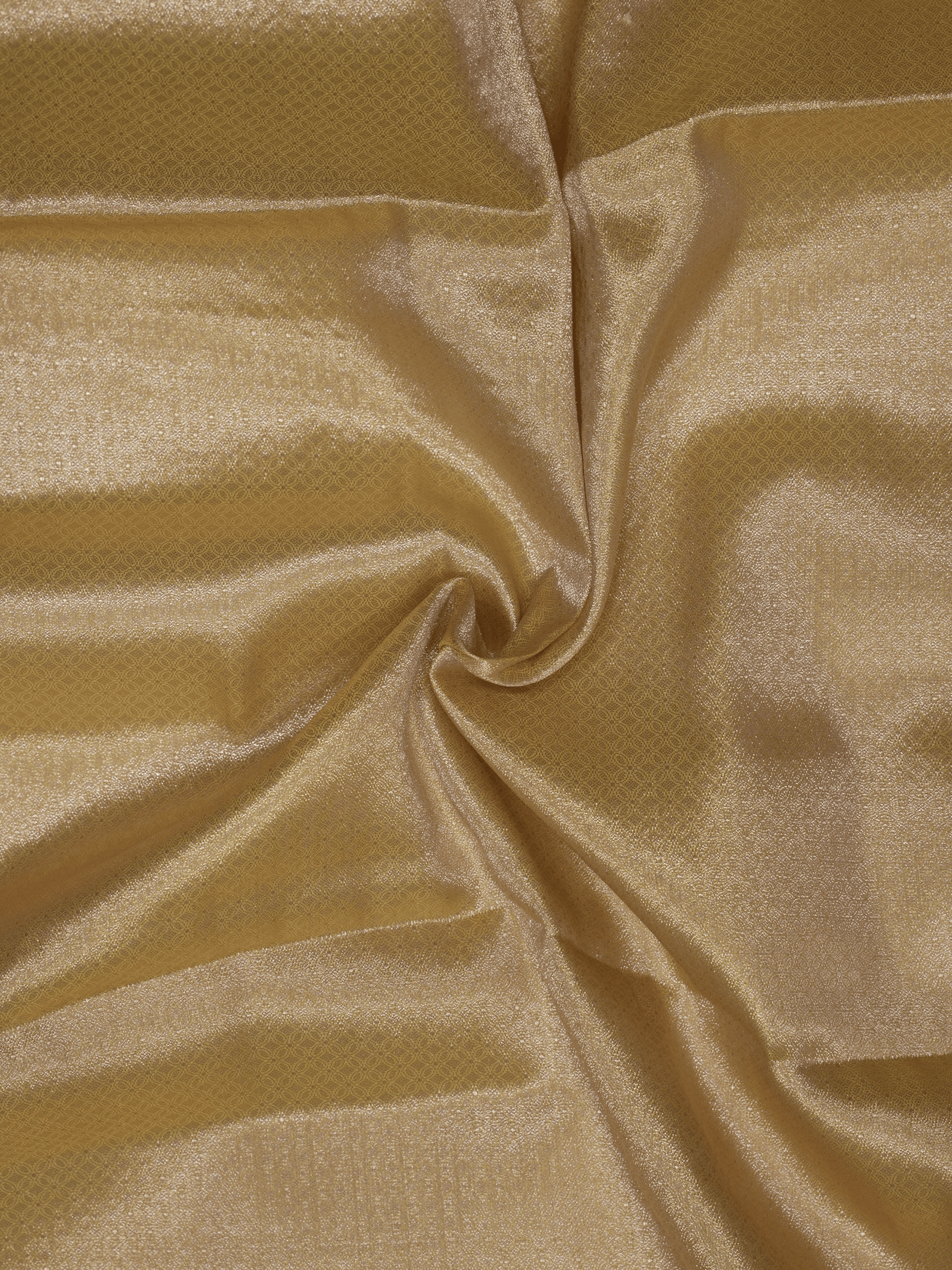 Tassar Colour Soft Katan Silk Silver Gold Booti in Rich Look with Tissue Blouse