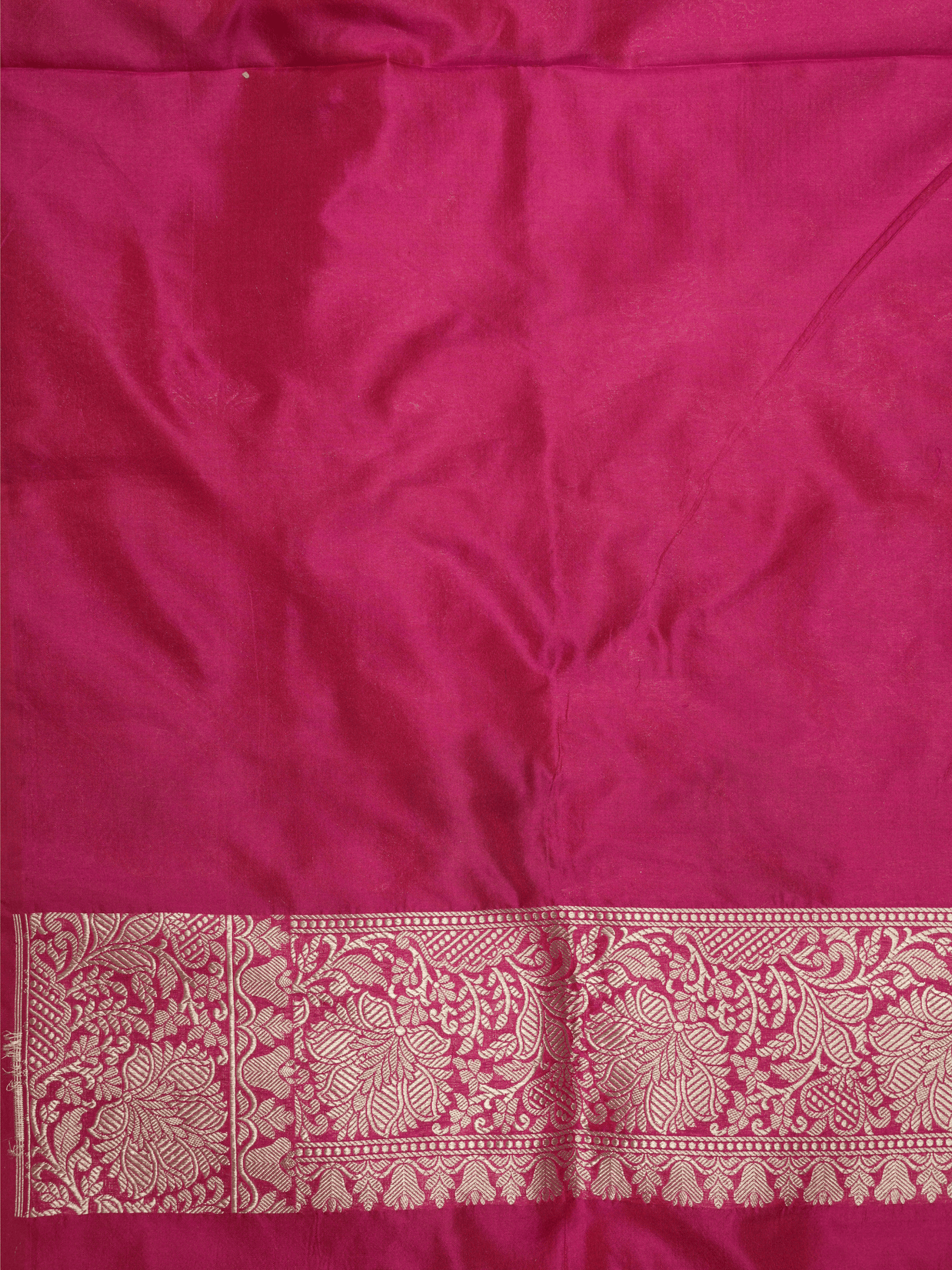 Pure Katan Silk Banarasi Sarees With Multi Colour Mina Work - Rani