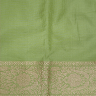 Mehendi Green Pure Katan Silk Banarasi Saree
