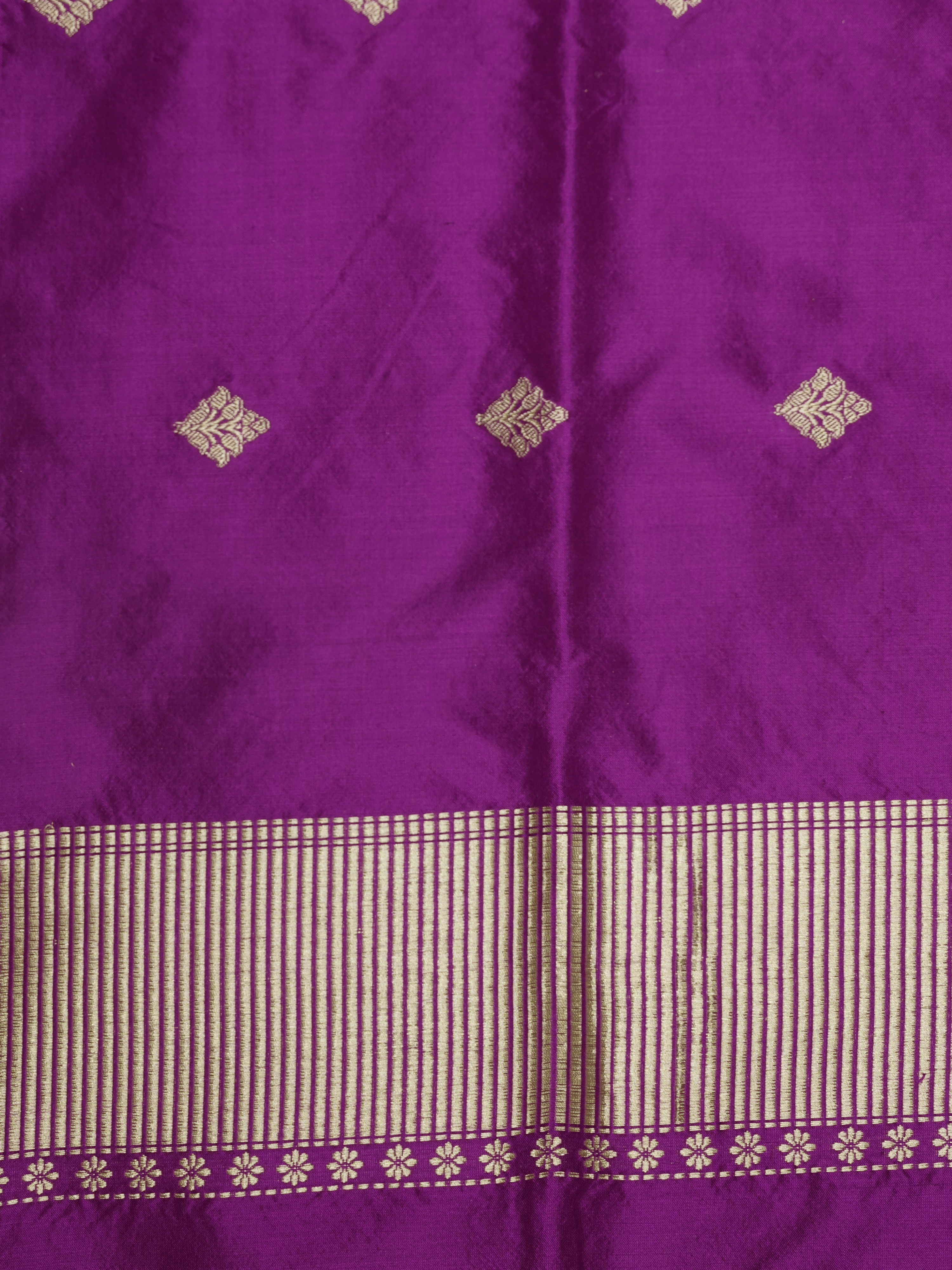 Pink Pure Kora Silk Sona Booti Kadua Motif Handloom Banarasi sarees