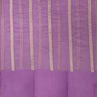 Pure Kora Silk Handloom Saree with Sona Rupa Zari in Lavender colour