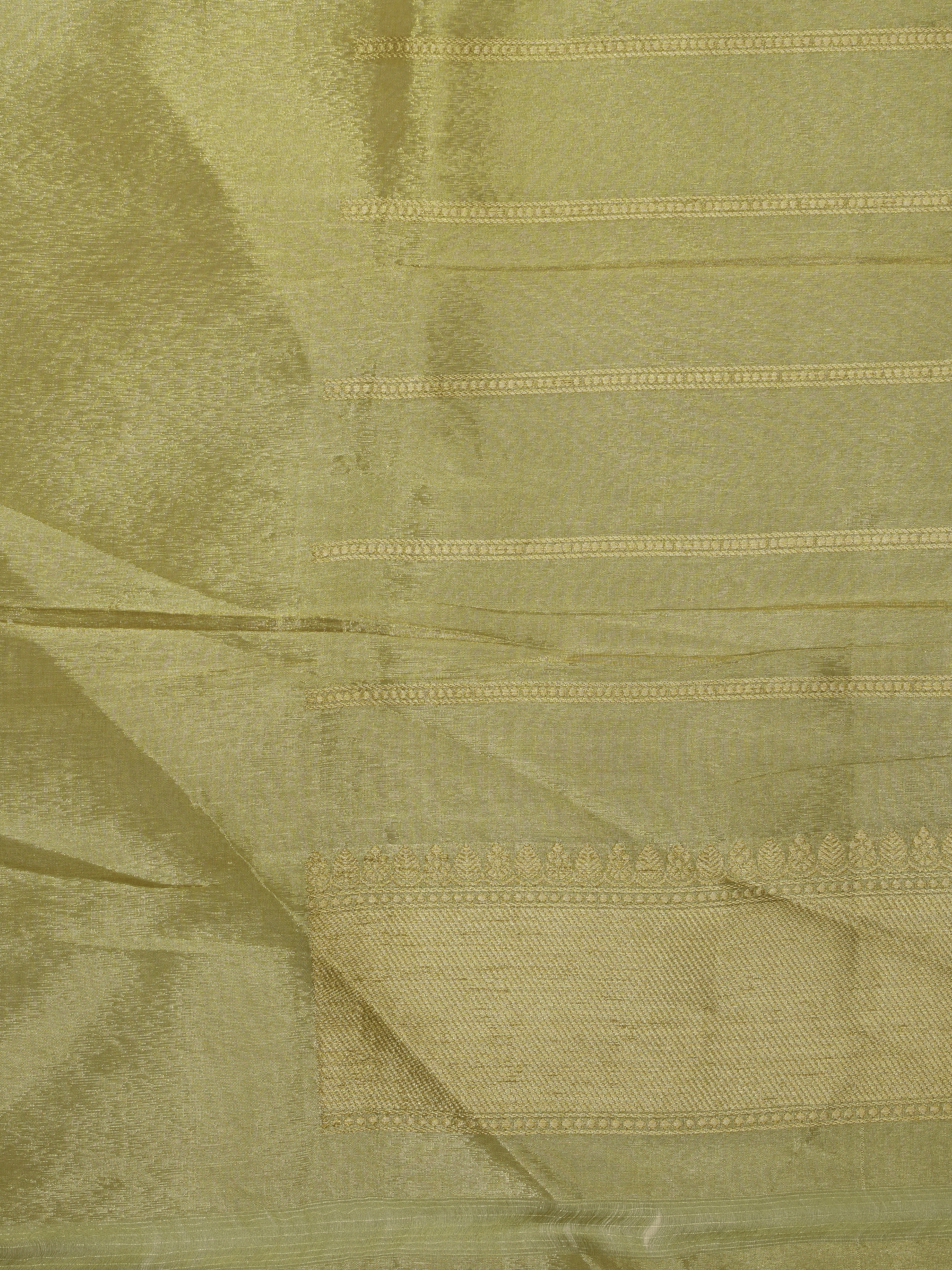 Green Pure Tissue Silk Ropa Sona Kadiyal Booti Handloom Banarasi sarees