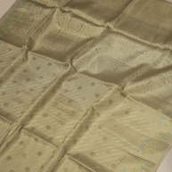 Tassar Colour Fancy Tissue Brocate Banarasi Saree with Jaqart Blouse