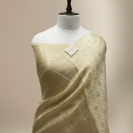 Tassar Colour Fancy Tissue Brocate Banarasi Saree with Jaqart Blouse