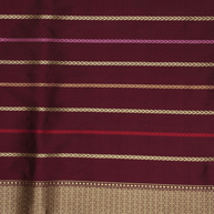 Wine Pure Katan Silk kadiyal Jaal Handloom Banarasi Sarees