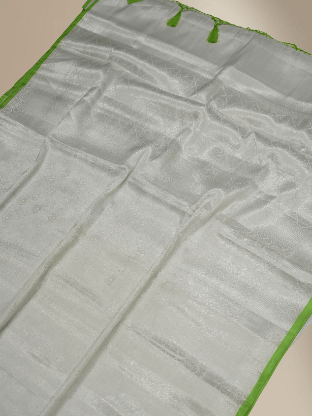 Silver Tissue Tanchui Brocade Banarasi Sarees