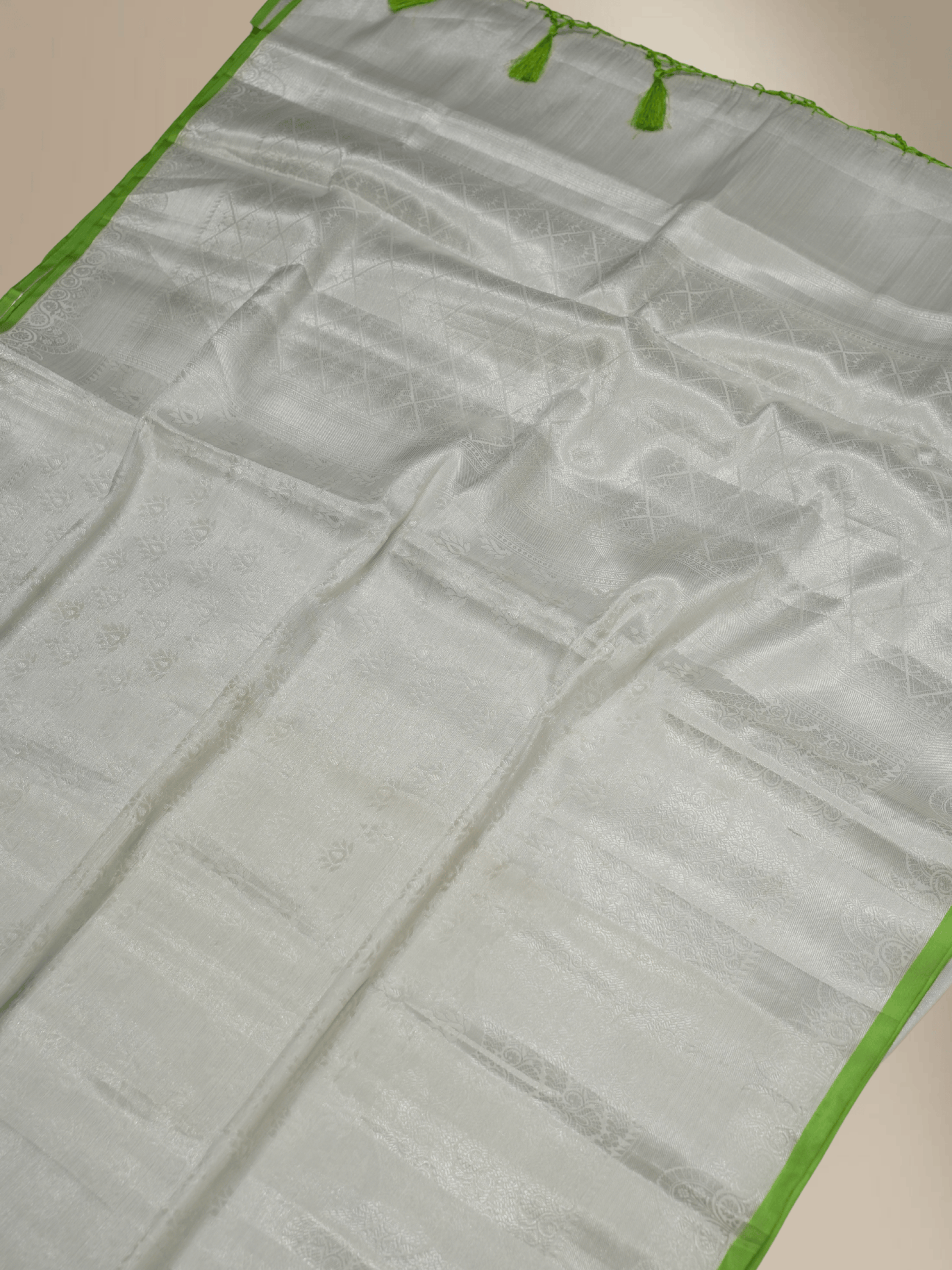 Silver Tissue Tanchui Brocade Banarasi Sarees