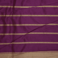 Royal Magenta Pure Katan Silk Sona Ropa kadiyal Motif Handloom Banarasi Sarees