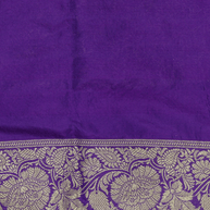 Voilet Colour Pure Katan Silk Tanchui Brocade Zari sarees