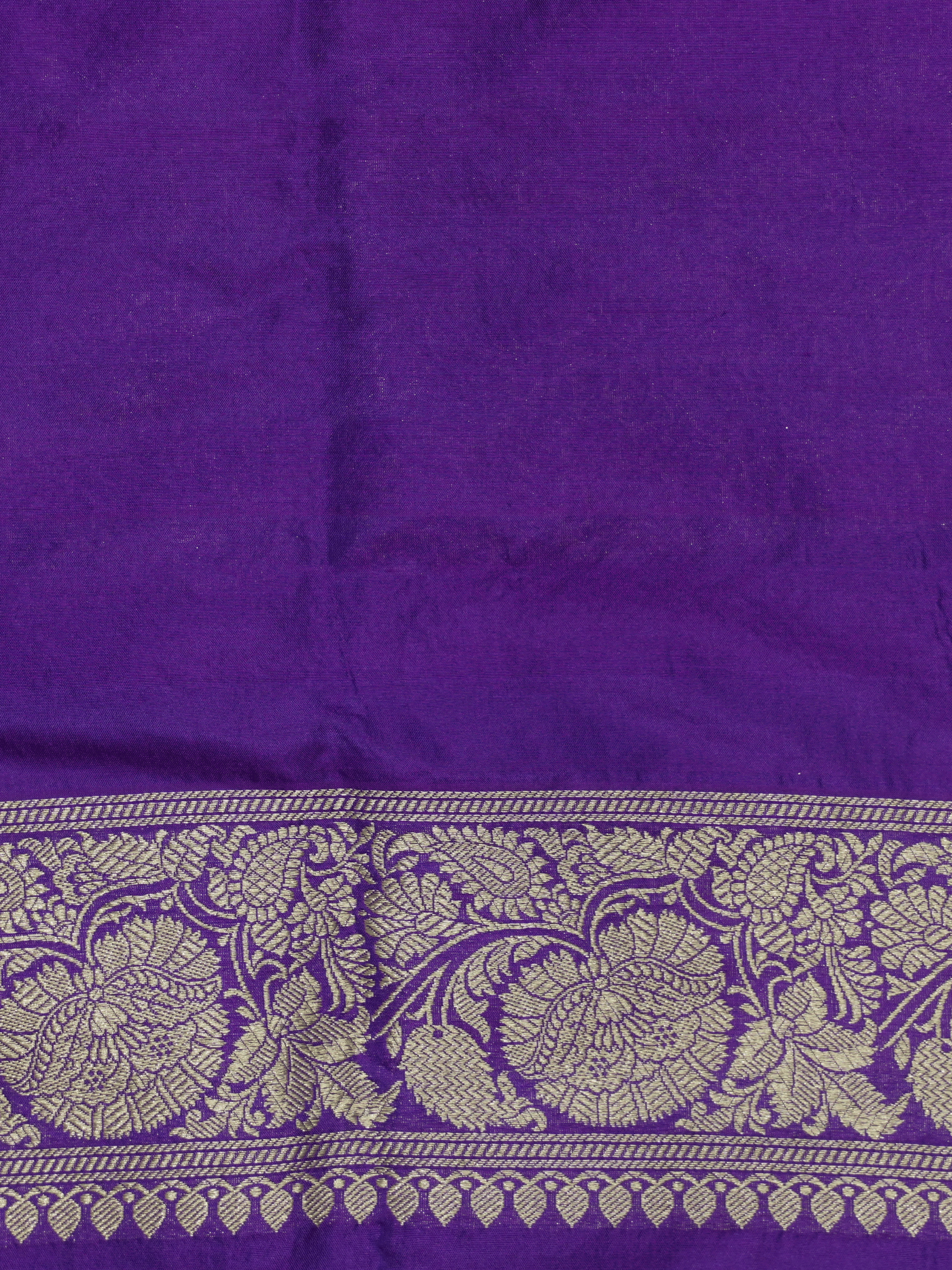 Voilet Colour Pure Katan Silk Tanchui Brocade Zari sarees